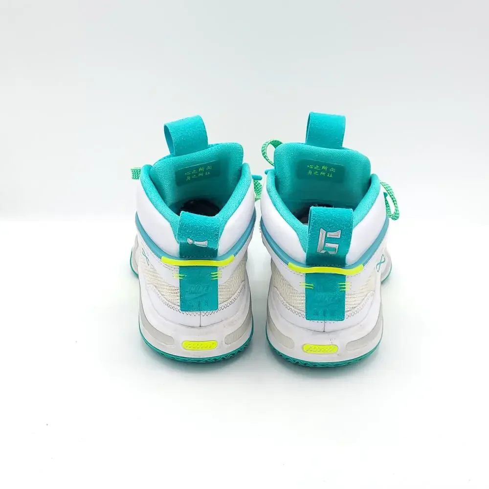 Air Jordan XXXVI 36 'Guo Ailun' White DM0795-107 Size 4y kids green white